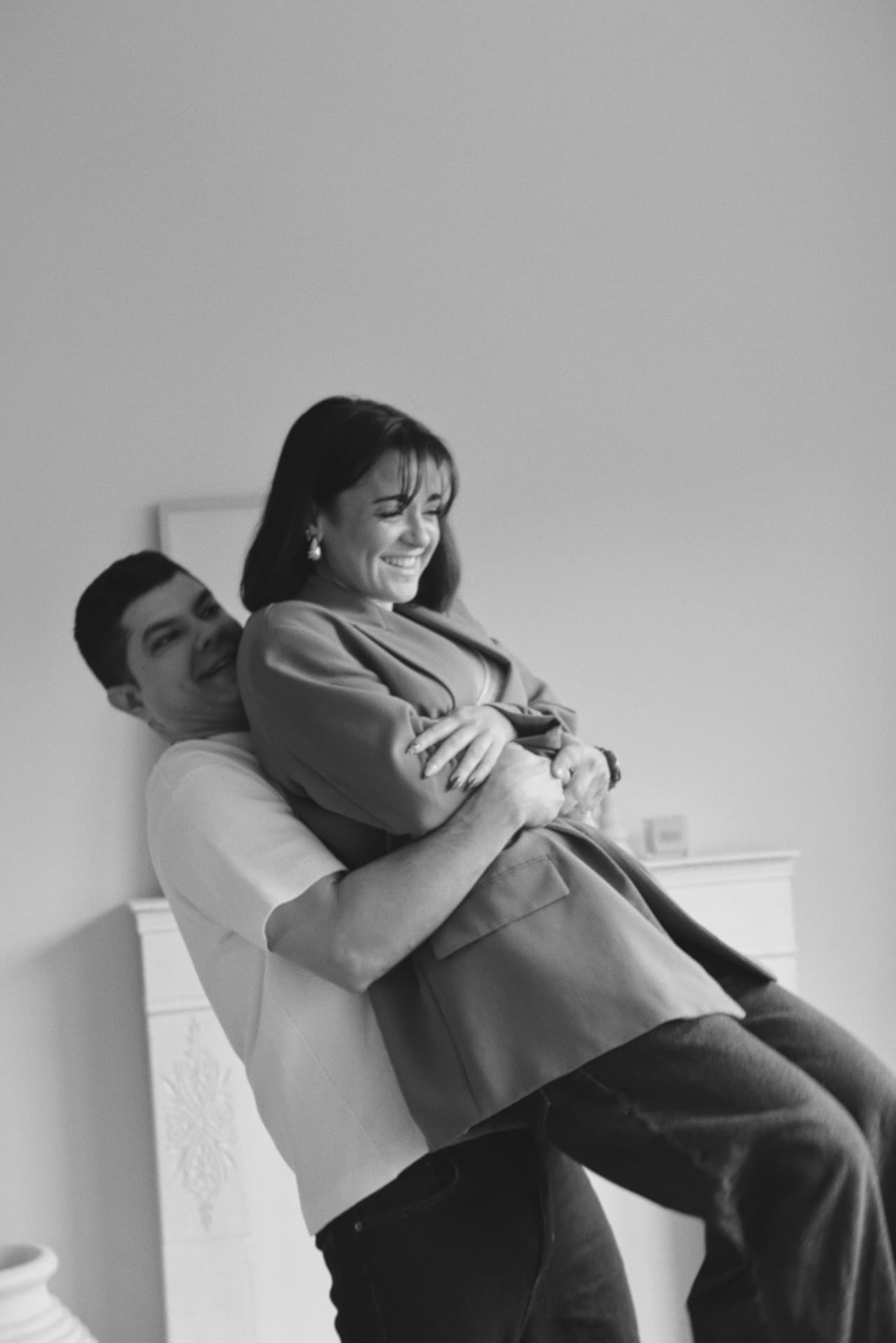 Sesión de pareja en el estudio de Casitacora Fotografías